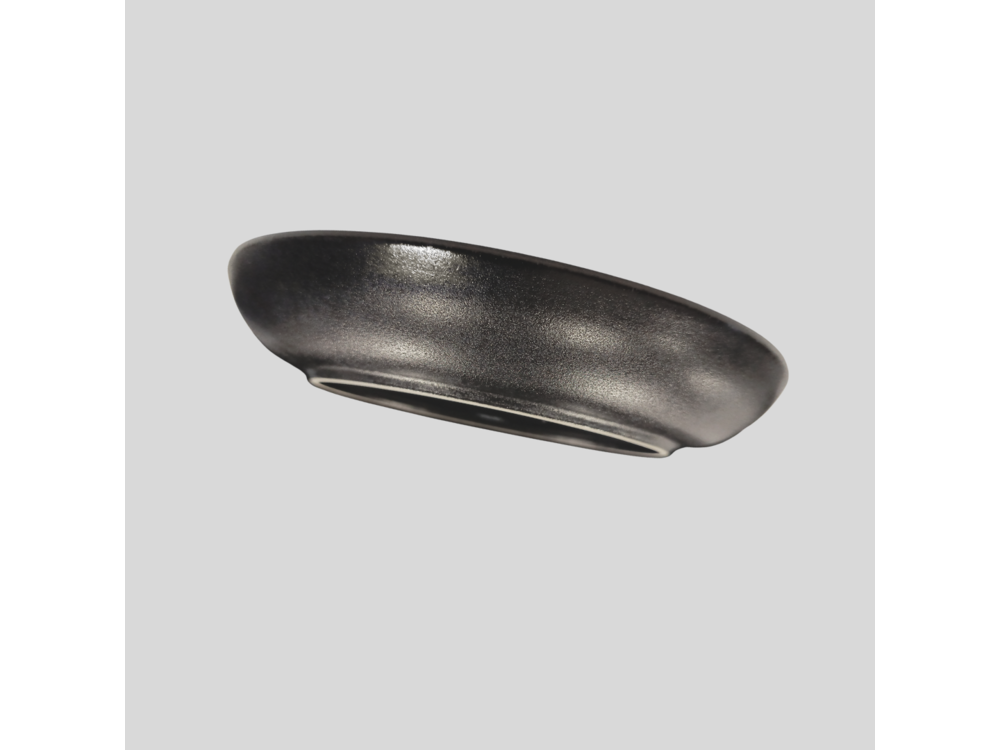 Lubiana shallow plate Rondo, Ø22 cm, black Lubiana shallow plate Rondo, Ø22 cm, black